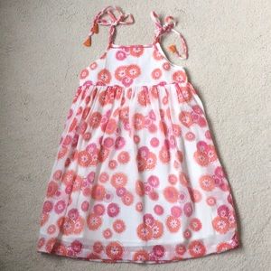Girls Almirah Tassel Floral Gauze Dress NWOT 4-5